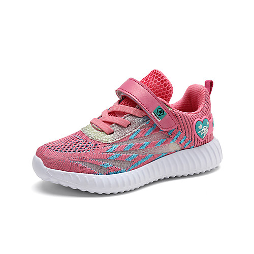 

Girls' Comfort Knit Trainers / Athletic Shoes Little Kids(4-7ys) / Big Kids(7years ) Running Shoes / Walking Shoes Black / Purple / Pink Summer / Fall / Color Block / Rubber
