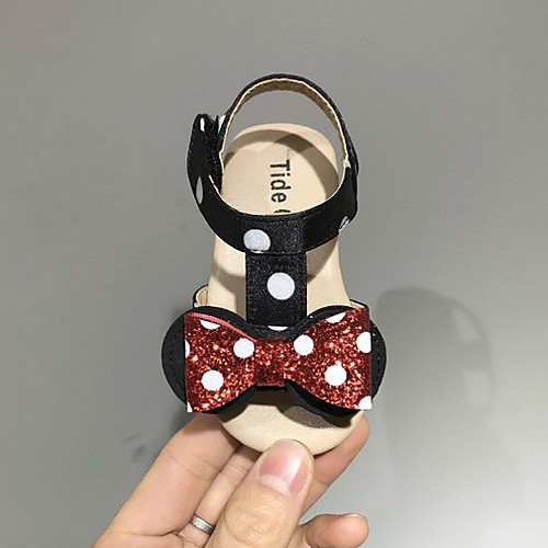 

Girls' Comfort PU Sandals Infants(0-9m) White / Black / Red Summer