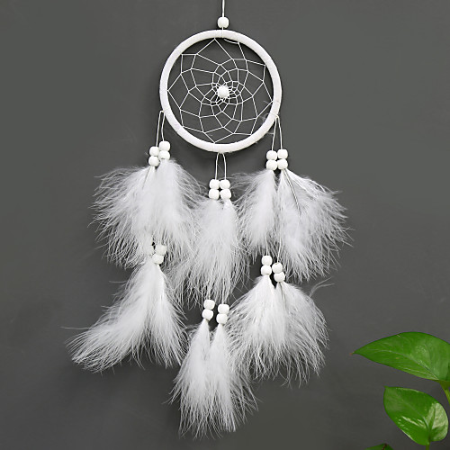 

Boho Dream Catcher Handmade Gift Wall Hanging Decor Art Ornament Craft Feather Bead 4511cm for Kids Bedroom Wedding Festival