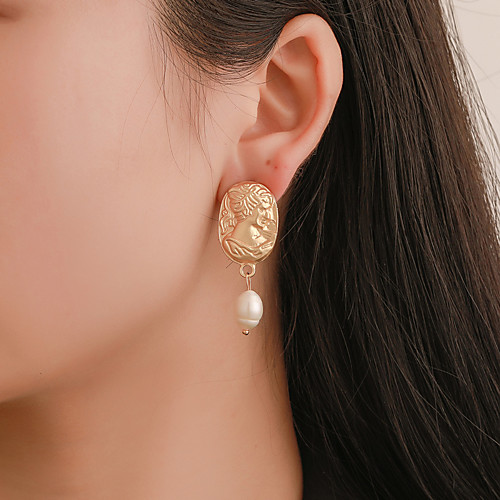 

Women's Earrings Holiday Wedding Birthday Romantic Earrings Jewelry Gold For Date Street Festival 1 Pair