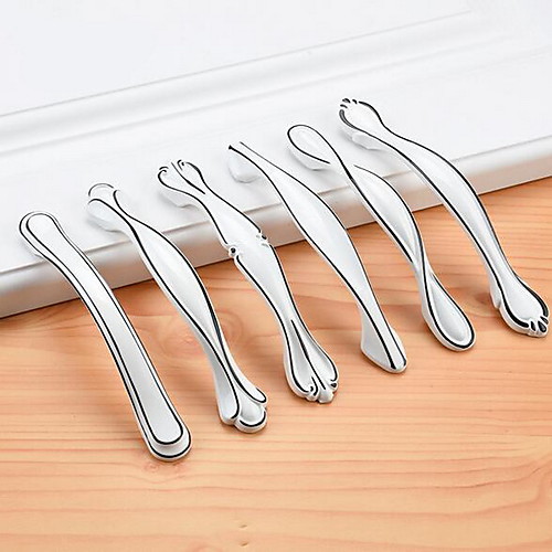 

Aluminum Alloy European Style Cabinet Door Handle Roman Black Simple Drawer Wardrobe Handle Hardware Handle