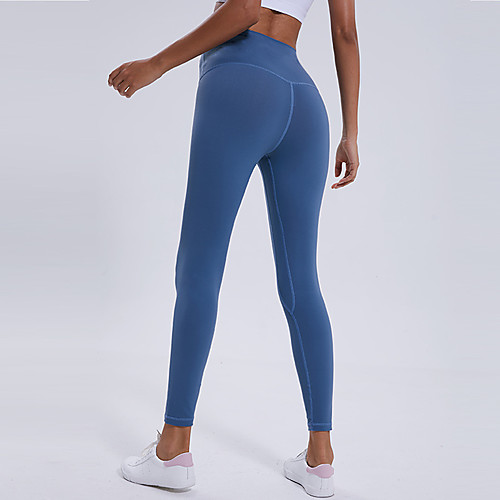 

Women's High Waist Running Tights Compression Pants Running Base Layer 1pc Elastane Sports Tights Leggings Running Walking Jogging Training Tummy Control Butt Lift Moisture Wicking Solid Colored