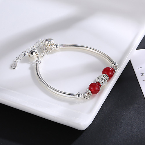 

Women's Bracelet Classic Wedding Birthday Vintage Theme European Trendy Casual / Sporty Ethnic French Alloy Bracelet Jewelry Red / Green / White For Date Festival