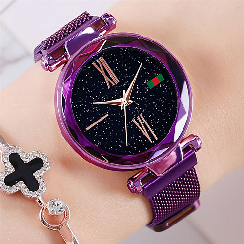 

Women's Steel Band Watches Luxury Fashion Stainless Steel Japanese Quartz Rose Gold Black Blue Water Resistant / Waterproof 30 m 1 pc Analog One Year Battery Life