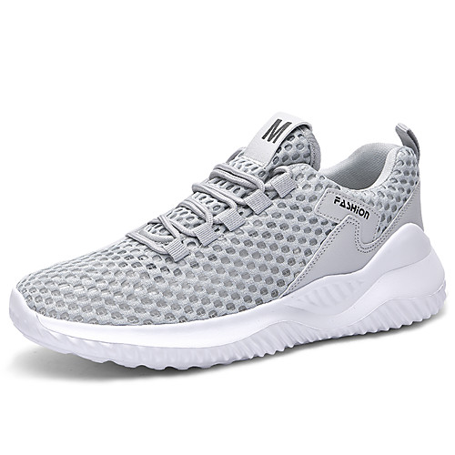 

Men's Spring & Summer / Fall & Winter Classic / British Daily Outdoor Trainers / Athletic Shoes Walking Shoes Mesh Breathable Wear Proof White / Black / Gray