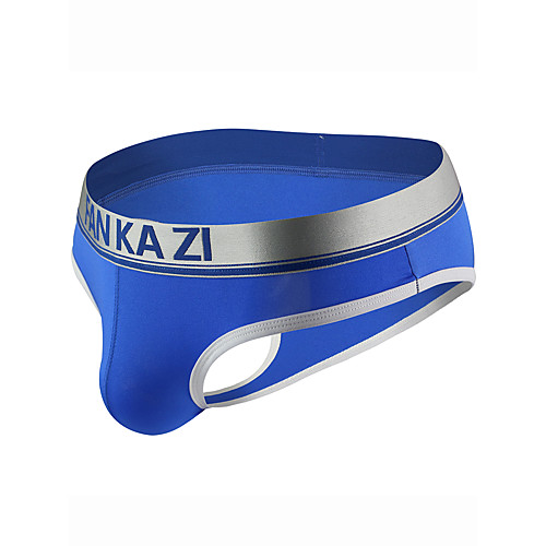 

Men's Basic Briefs Underwear - Normal Mid Waist Red Blue Royal Blue S M L