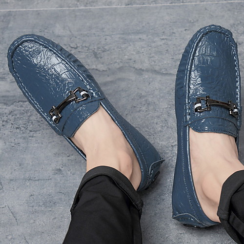 

Men's Spring / Summer Classic Daily Loafers & Slip-Ons PU Black / Blue / Brown