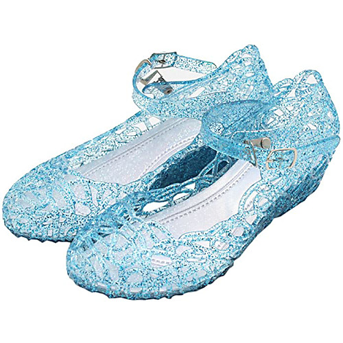 

Princess Cinderella Elsa Masquerade Jelly Shoes Girls' Movie Cosplay Party Boutique Unusual Purple Red Blue Shoes Carnival Masquerade PVC(PolyVinyl Chloride) / Classic Lolita / Country Lolita