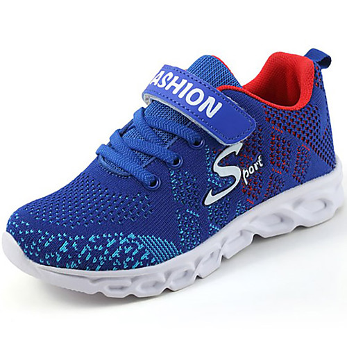 

Boys' Comfort PU / Elastic Fabric Trainers / Athletic Shoes Big Kids(7years ) Running Shoes Blue / Dark Blue Spring