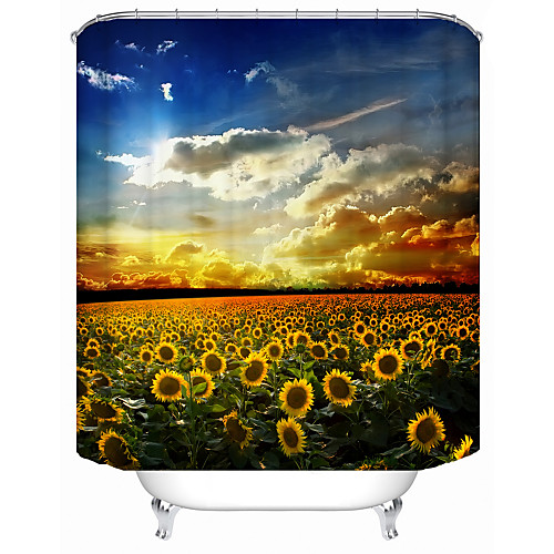 

Shower Curtains & Hooks Modern Polyester New Design