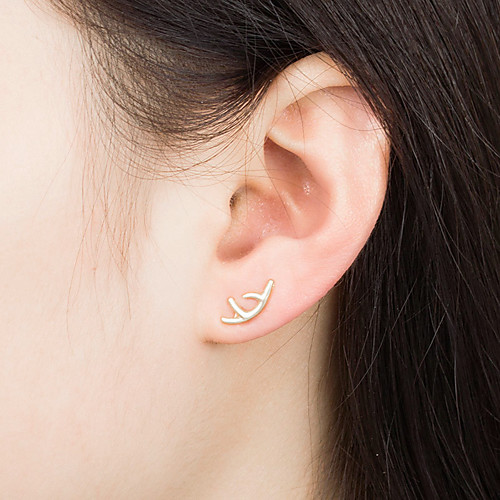 

Women's Earrings Holiday Wedding Birthday Romantic Earrings Jewelry Gold / Silver For Date Street Festival 1 Pair