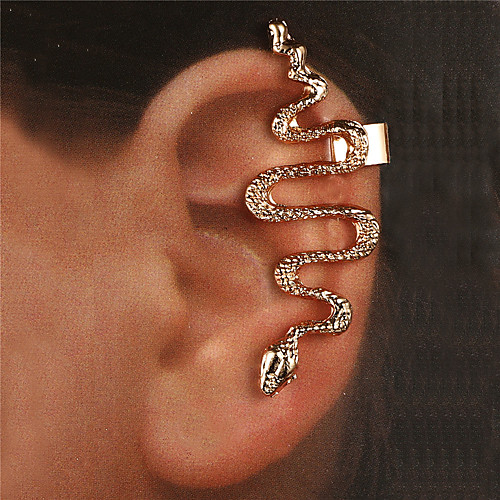 

Women's Ear Cuff Earrings Vintage Style Snake Boho Vintage Trendy Fashion Modern Earrings Jewelry Gold / Silver For Daily Holiday Club Bar 1pc