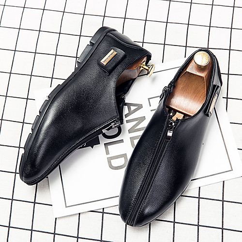 

Men's Summer Casual Daily Sneakers Walking Shoes PU Breathable Non-slipping Wear Proof Black