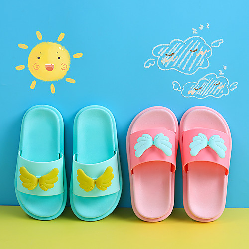 

Boys' / Girls' Comfort PVC Slippers & Flip-Flops Toddler(9m-4ys) / Little Kids(4-7ys) Yellow / Pink / Orange Spring / Summer / 3D