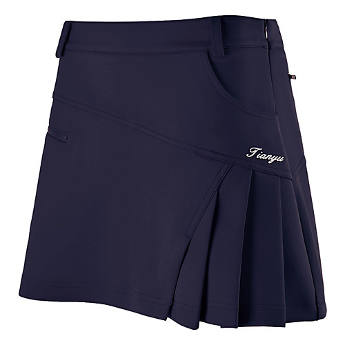 

Women's Tennis Golf Outdoor Exercise Skirt Skort Solid Colored Breathable Wearable Spring, Fall, Winter, Summer Sports & Outdoor / Stretchy