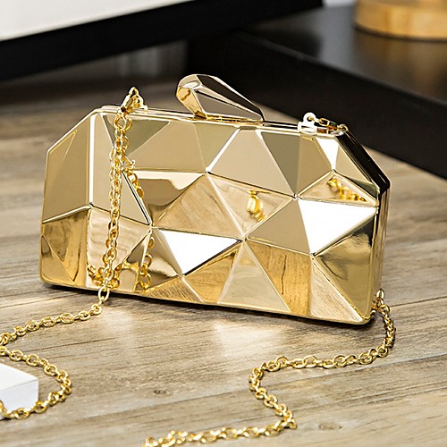 

Women's PU Crossbody Bag Solid Color Gold / Silver / Gray