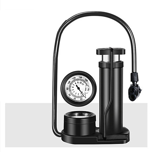 

Nuckily Mini Bike Pump Bike Floor Pump with Gauge Multipurpose For Road Bike Mountain Bike MTB Folding Bike Recreational Cycling Fixed Gear Bike Cycling Bicycle Aluminium alloy Black Red Blue