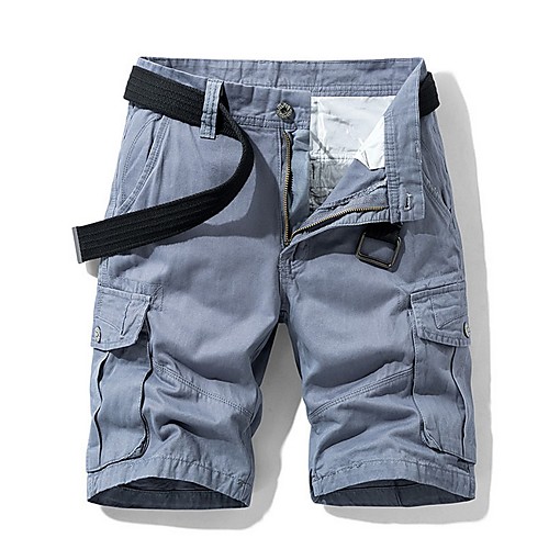

Men's Basic Loose Shorts Bermuda shorts Pants - Solid Colored Summer Black Army Green Khaki US32 / UK32 / EU40 / US34 / UK34 / EU42 / US36 / UK36 / EU44