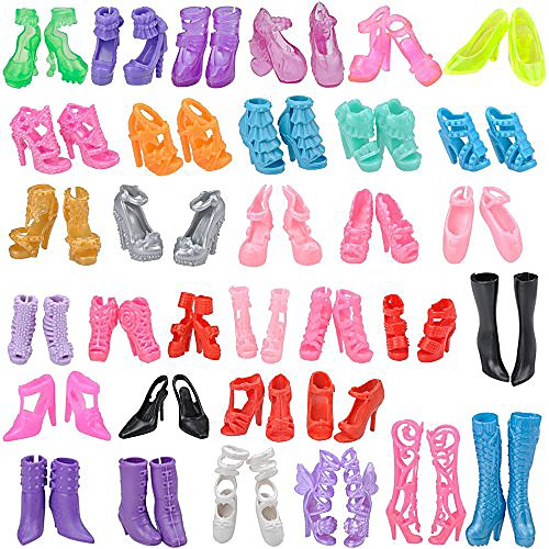 

Doll accessories Doll Shoes High Heel Sandal Chic & Modern 10 Pairs Plastic Multi Color For 11.5 Inch Doll Handmade Toy for Girl's Birthday Gifts Random Color / Kids