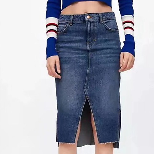 

Women's Swing Skirts - Solid Colored Blue S M L