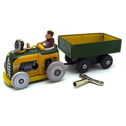 

Iron Toy Truck Construction Vehicle Car Adorable Parent-Child Interaction Wind Up Clockwork Bus Family Art Deco / Retro Boys and Girls Adults Car Toys