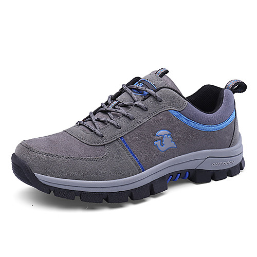 

Men's Summer Sporty Athletic Trainers / Athletic Shoes Hiking Shoes PU Non-slipping Blue / Gray
