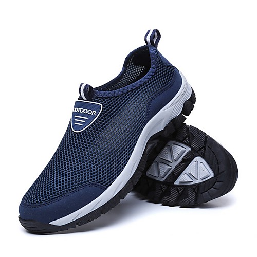 

Men's Spring & Summer Outdoor Loafers & Slip-Ons Mesh Non-slipping Black / Dark Blue / Gray
