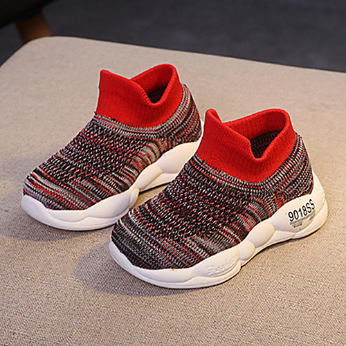 

Boys' Comfort / Bootie Knit Trainers / Athletic Shoes Sock Boots Toddler(9m-4ys) / Little Kids(4-7ys) Black / Red / Gray Spring / Fall / Booties / Ankle Boots / Party & Evening / Rubber