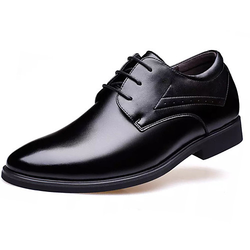 

Men's Summer Casual Daily Oxfords PU Non-slipping Black / Brown