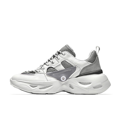 

Men's Fall / Spring & Summer Daily Outdoor Trainers / Athletic Shoes Running Shoes / Walking Shoes Mesh Breathable Non-slipping Shock Absorbing White / Black