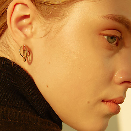

Women's Hoop Earrings Earrings Stylish Basic Vintage Cool Earrings Jewelry Gold For Birthday Gift Vacation Festival