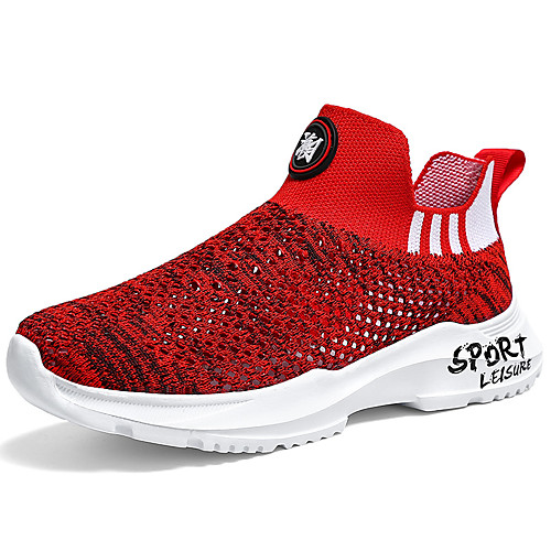 

Boys' Comfort Knit Trainers / Athletic Shoes Little Kids(4-7ys) / Big Kids(7years ) Running Shoes / Walking Shoes Black / Red / Beige Summer / Fall / Color Block / Rubber