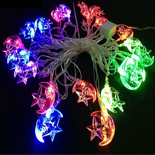 

6M 40 leds String Lights Star Moon Angle Christmas Light Outdoor New Year Decoration Garland Light for Home Party Wedding