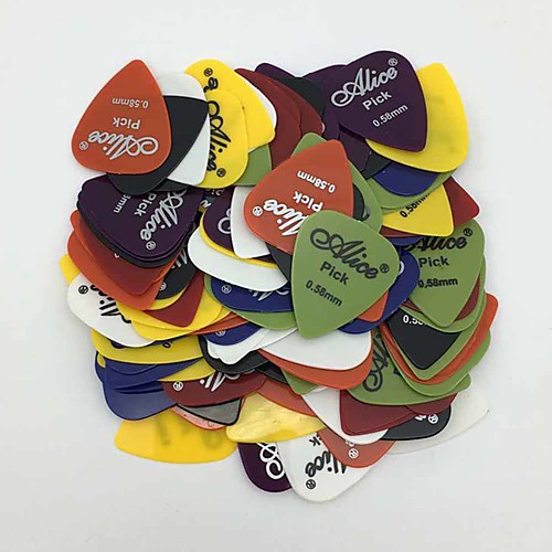 

Guitar Picks ABS Plastic Guitar Smooth 0.71MM Mixed color for Acoustic and Electric Guitars Musical Instrument Accessories 100 pcs