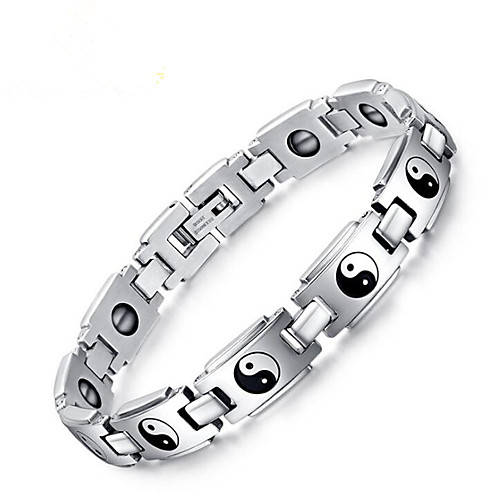 

Chain Bracelet Classic Fashion Fashion Titanium Steel Bracelet Jewelry Silver For Anniversary Party Evening Festival