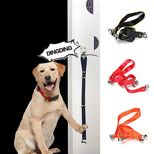 

Interactive Toy Bells Dog Cat Pets Pet Toy 1pc Rope Jingle Bell Collapsible Bell Nylon Gift