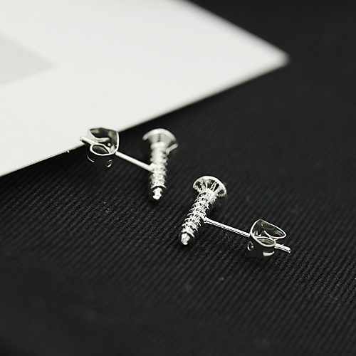 

Women's Earrings Holiday Wedding Birthday Romantic Earrings Jewelry Silver For Date Street Festival 1 Pair