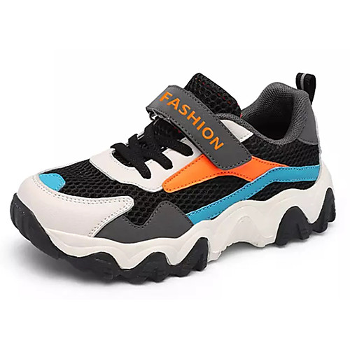 

Boys' Comfort PU Trainers / Athletic Shoes Big Kids(7years ) Running Shoes Orange / Gray Summer