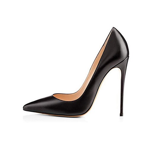 

Women's Heels Summer Stiletto Heel Pointed Toe Daily PU White / Black / Red