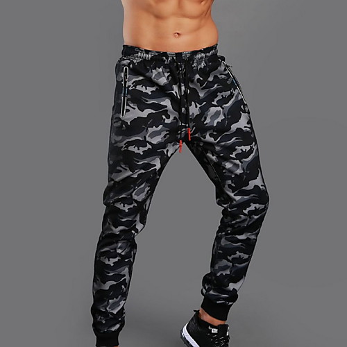 

Men's Basic Slim Chinos Pants - Camouflage Drawstring Gray US32 / UK32 / EU40 US34 / UK34 / EU42 US36 / UK36 / EU44