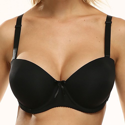 

Women's Lace Bras Underwire Bra 3/4 Cup Bra Wine White Black