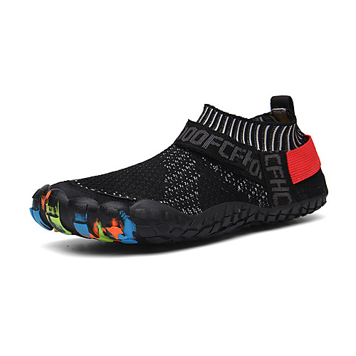 

Men's Summer Sporty Athletic Trainers / Athletic Shoes Upstream Shoes PU / Elastic Fabric Non-slipping Black / Blue / Brown