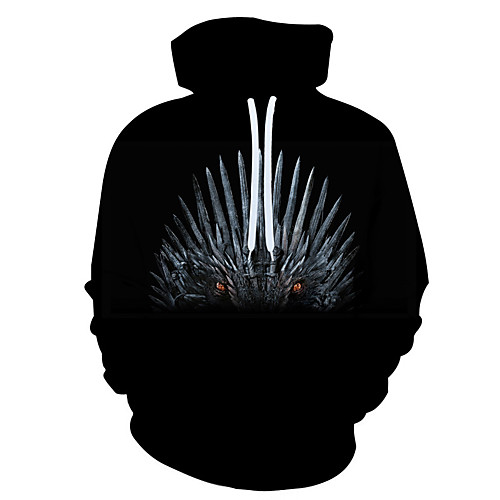 

Men's Hoodie 3D / Cartoon / Character Hooded 3D Print / Casual Black US32 / UK32 / EU40 US34 / UK34 / EU42 US36 / UK36 / EU44 US38 / UK38 / EU46 US40 / UK40 / EU48 US42 / UK42 / EU50 US44 / UK44