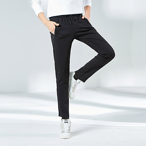 

Women's Hiking Pants Summer Outdoor Breathable Quick Dry Sweat-wicking Comfortable Cotton Pants / Trousers Bottoms Running Camping / Hiking Hunting Black M L XL XXL XXXL Standard Fit