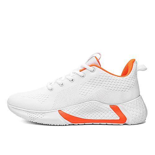 

Men's Fall / Spring & Summer Sporty / Casual Daily Outdoor Trainers / Athletic Shoes Running Shoes / Walking Shoes Tissage Volant Breathable Non-slipping Shock Absorbing White / Black / Gray Color