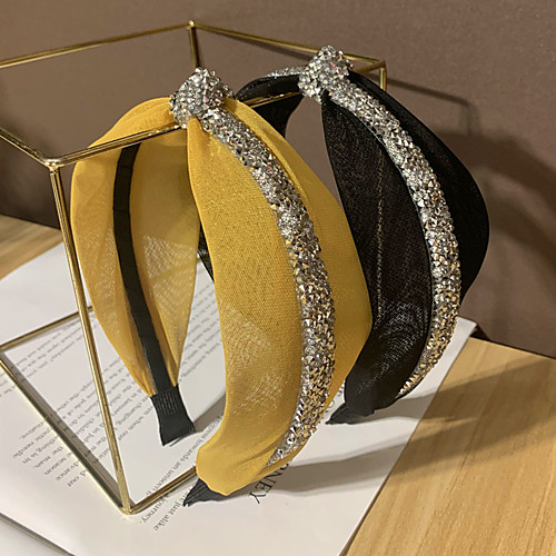 

Double Layer Cloth Hair Accessory with Flower 1 Piece Casual / Daily Wear Headpiece