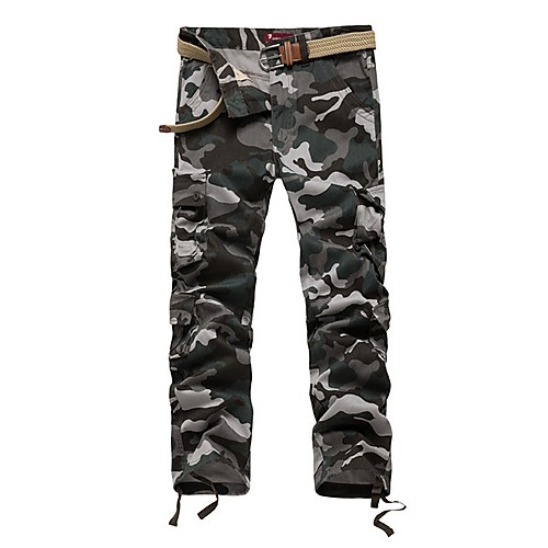 

Men's Basic Slim Chinos Pants - Camouflage Blue Khaki Green US34 / UK34 / EU42 / US36 / UK36 / EU44 / US38 / UK38 / EU46