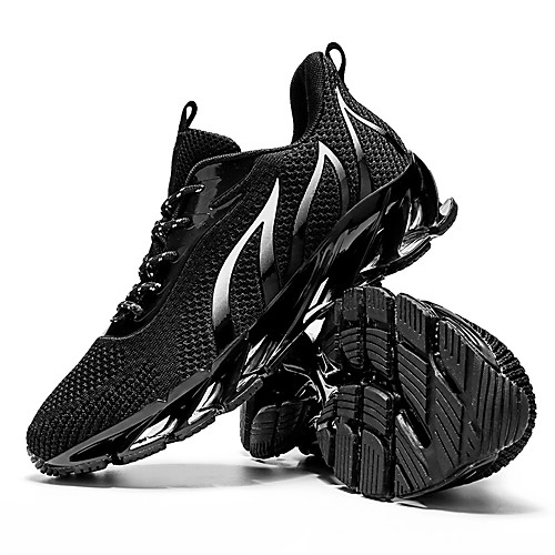 

Men's Spring / Fall Sporty / Casual Daily Outdoor Sneakers Walking Shoes Microfiber / PU Breathable Shock Absorbing Wear Proof White / Black / Red Slogan