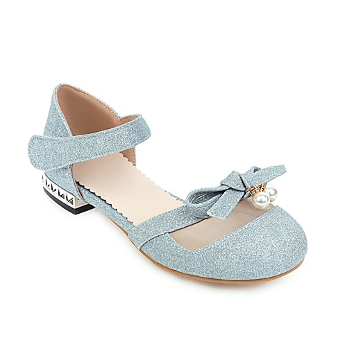 

Girls' Flower Girl Shoes PU Flats Leatherette Loafers Big Kids(7years ) Bowknot / Buckle Dusty Rose / Gold / Blue Summer / Fall / Party & Evening / Rubber
