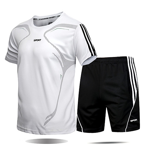 

Men's Abstract Set Exaggerated Daily Sports White / Black / Blue / Red / Green / Dark Gray